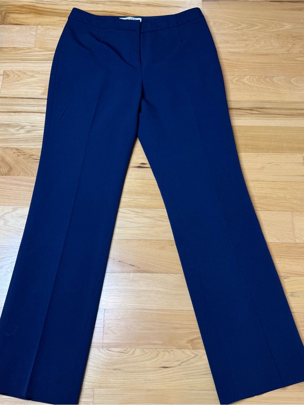 Kasper Navy Boot-Cut Dress Pants